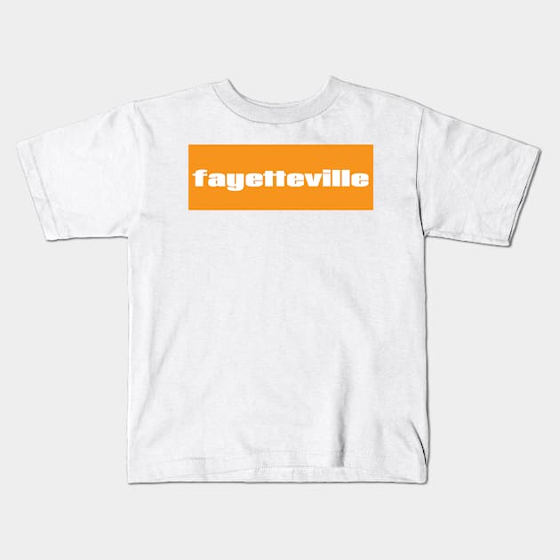 Fayetteville Kids T-Shirt by ProjectX23